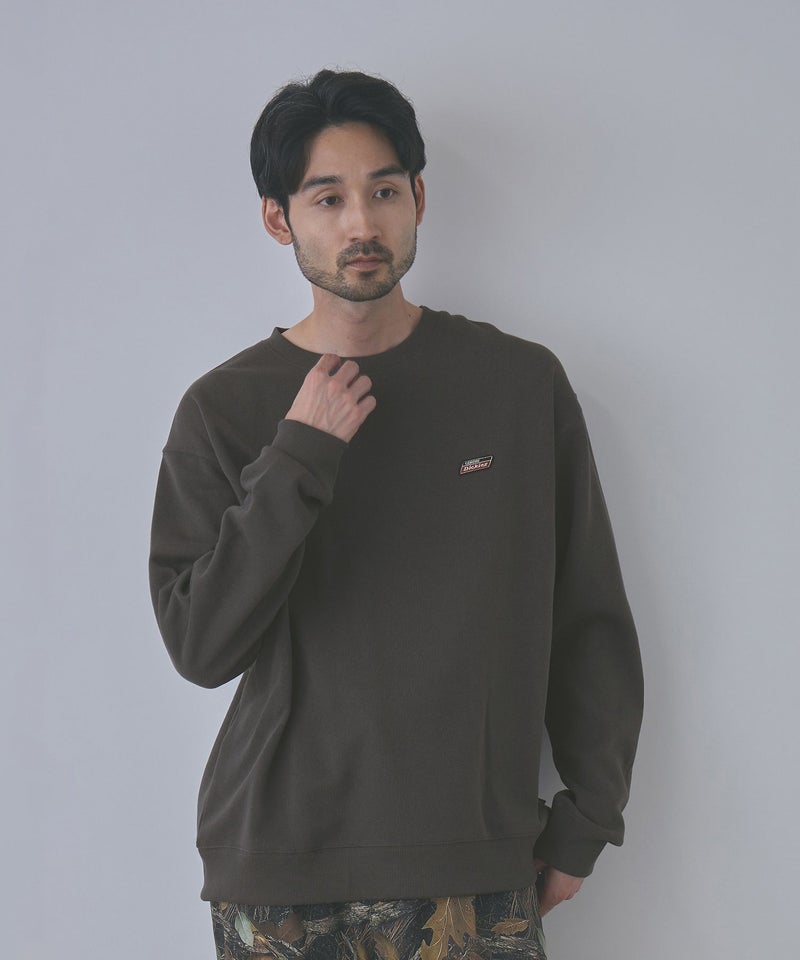 GENUINE Dickies ワンポイント刺しゅう 裏起毛トレーナー メンズ商品画像-2