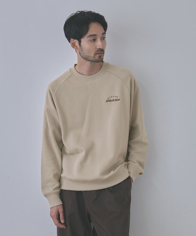 GENUINE Dickies  ワンポイント刺しゅう 身頃裏ワッフルトレーナー メンズ商品画像-3