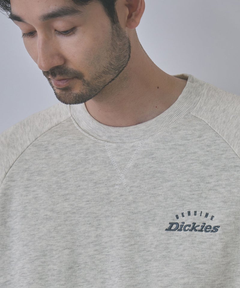 GENUINE Dickies ワンポイント刺しゅう 身頃裏ワッフルトレーナー メンズ商品画像-8