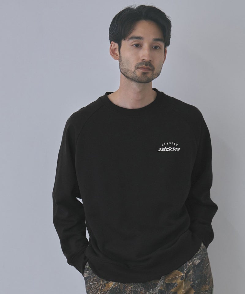 GENUINE Dickies  ワンポイント刺しゅう 身頃裏ワッフルトレーナー メンズ商品画像-12