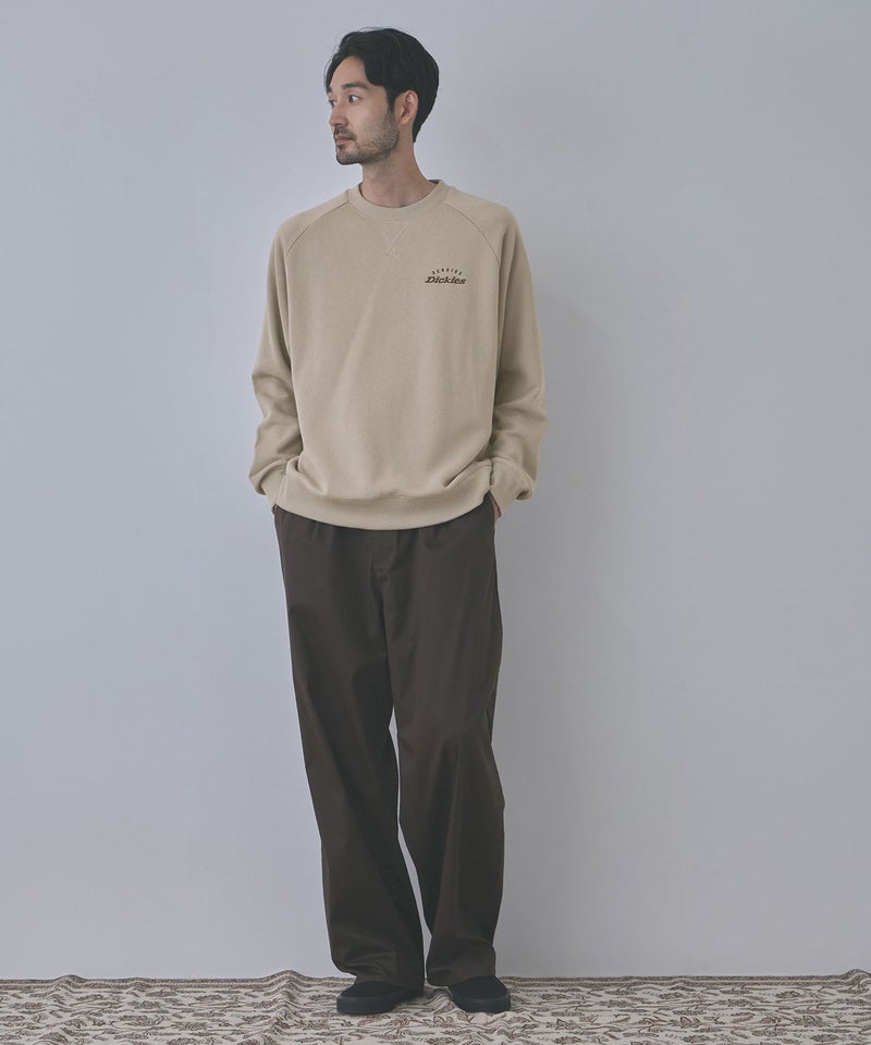 GENUINE Dickies ワンポイント刺しゅう 身頃裏ワッフルトレーナー メンズ商品画像-16