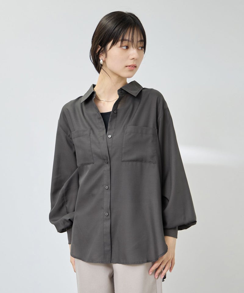 Free Nature  シアー袖リブシャツ レディース商品画像-2