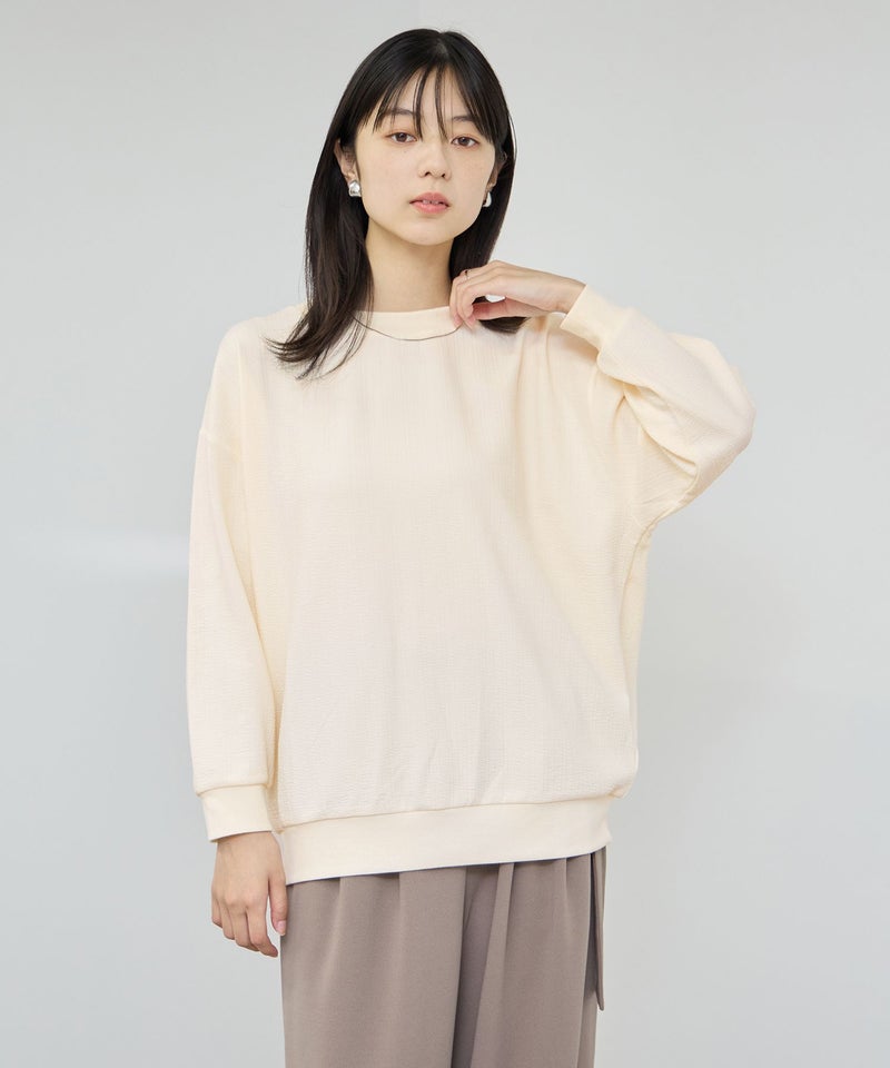 Free Nature ふくれジャガードプルオーバー レディース メール便 対応商品商品画像-2
