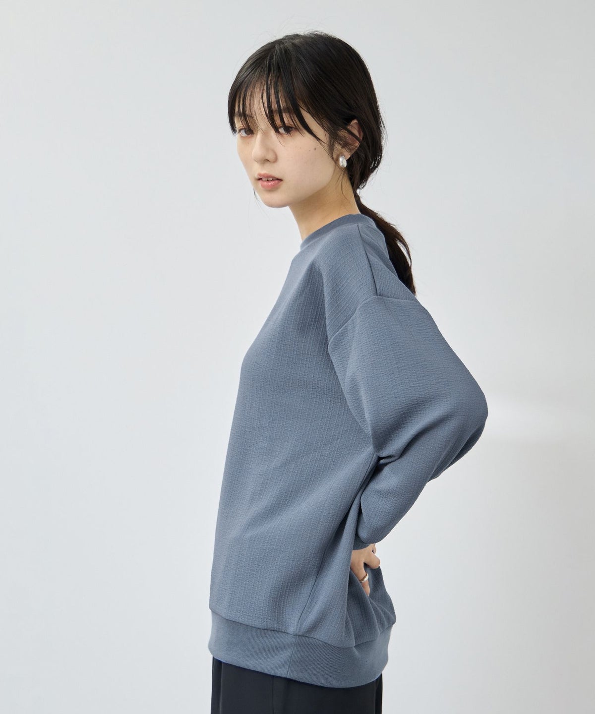 Free Nature ふくれジャガードプルオーバー レディース メール便 対応商品
