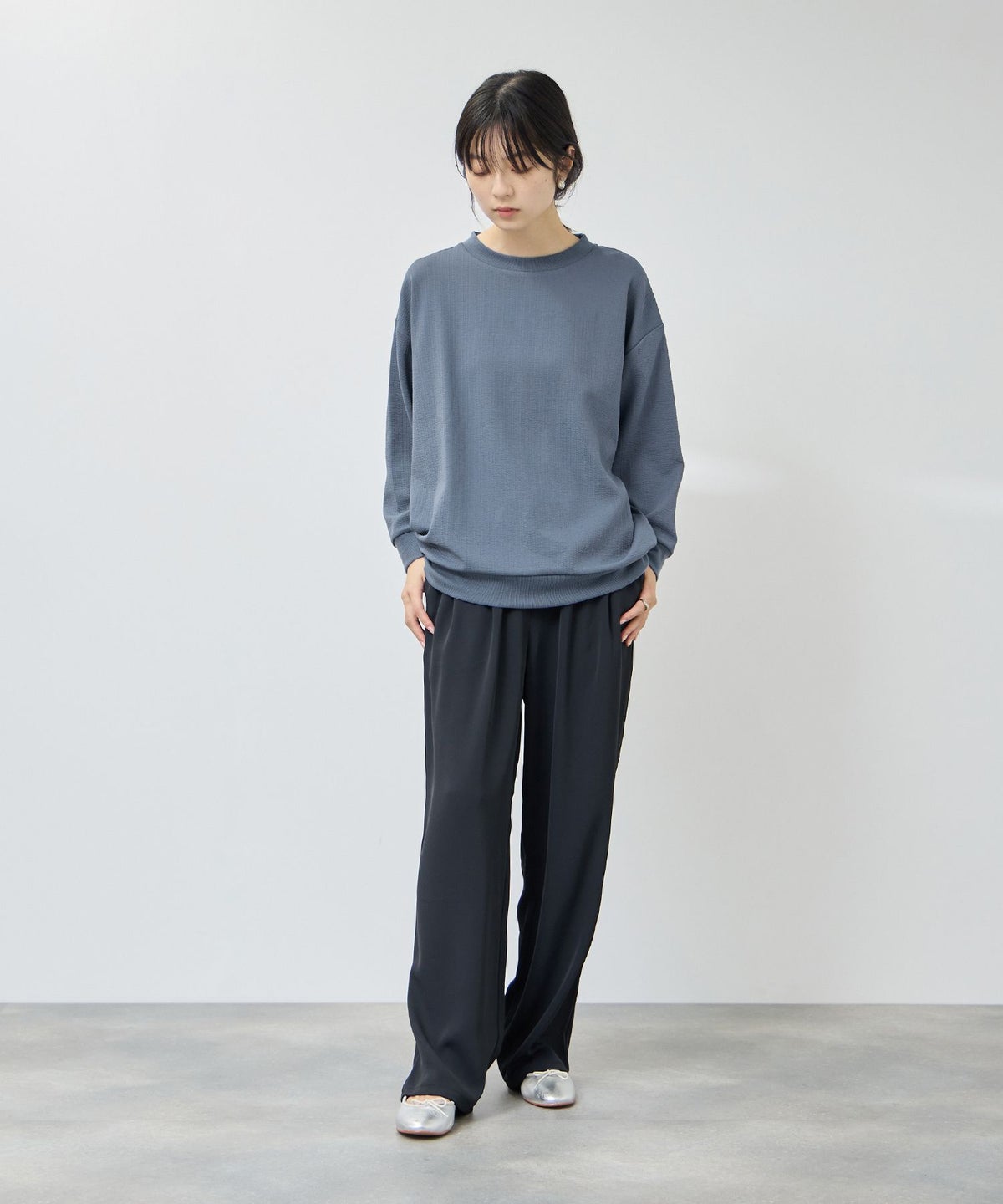 Free Nature ふくれジャガードプルオーバー レディース メール便 対応商品