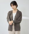 Free Nature バックシャツ切替ドッキングVネックカーディガン レディース商品サムネイル-19