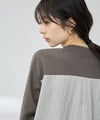 Free Nature バックシャツ切替ドッキングVネックカーディガン レディース商品サムネイル-20