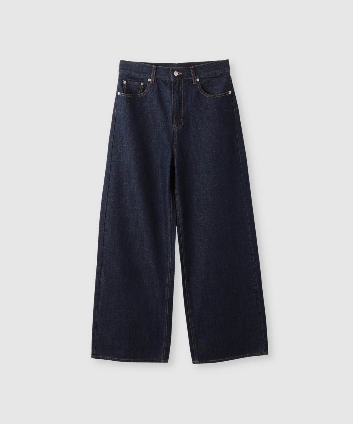 NAVY 毎日はきたくなるデニム「マイデニ」 ハイウエスト バギーデニムパンツ レディース
