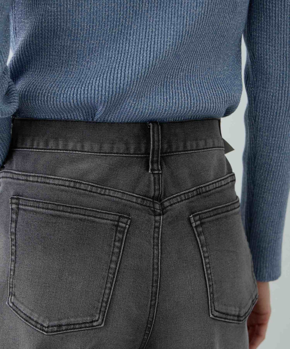 NAVY 毎日はきたくなるデニム「マイデニ」 ミッドライズ スリムデニムパンツ レディース