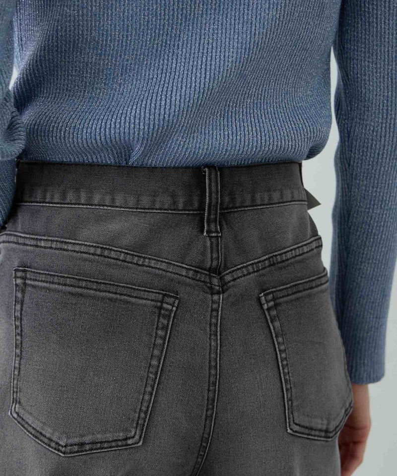NAVY  毎日はきたくなるデニム「マイデニ」 ミッドライズ スリムデニムパンツ レディース商品画像-7