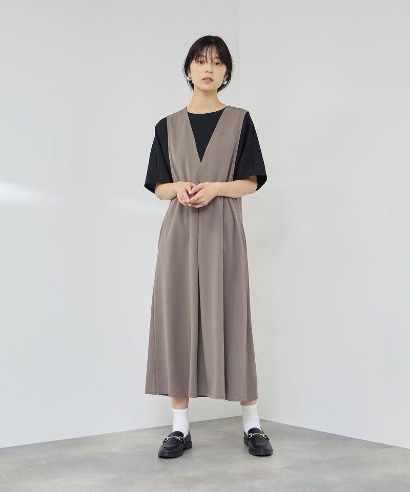 Free Nature  カットジョーゼットジャンパースカート レディース商品画像-5