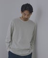 NAVY BCIコットン リラックスフィット長袖Tシャツ メンズ商品サムネイル-1