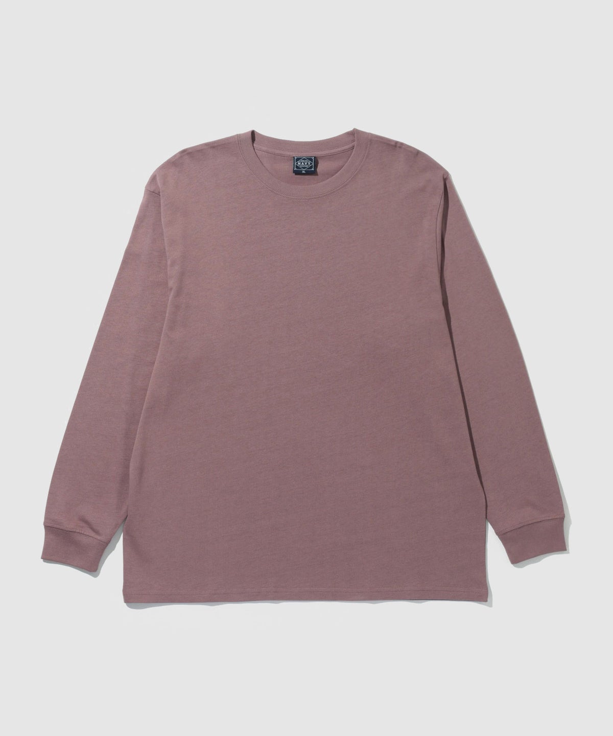 NAVY BCIコットン リラックスフィット長袖Tシャツ メンズ