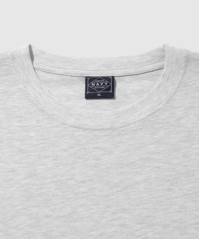 NAVY BCIコットン リラックスフィット長袖Tシャツ メンズ商品画像-7