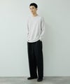NAVY  BCIコットン リラックスフィット長袖Tシャツ メンズ商品サムネイル-12