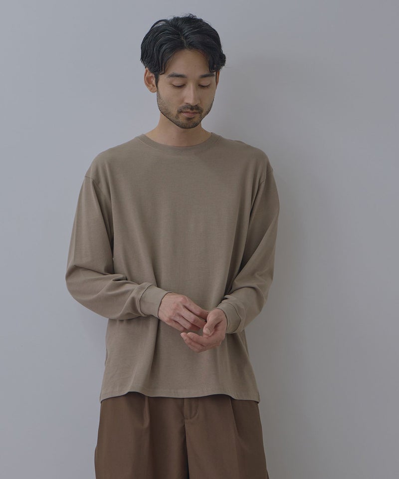 NAVY BCIコットン リラックスフィット長袖Tシャツ メンズ商品画像-21