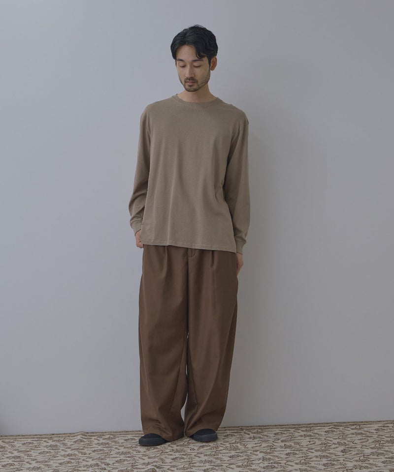 NAVY BCIコットン リラックスフィット長袖Tシャツ メンズ商品画像-22