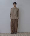 NAVY BCIコットン リラックスフィット長袖Tシャツ メンズ商品サムネイル-22