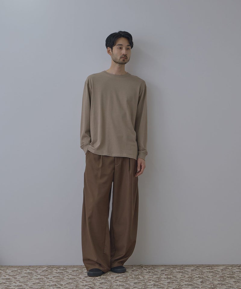 NAVY BCIコットン リラックスフィット長袖Tシャツ メンズ商品画像-23