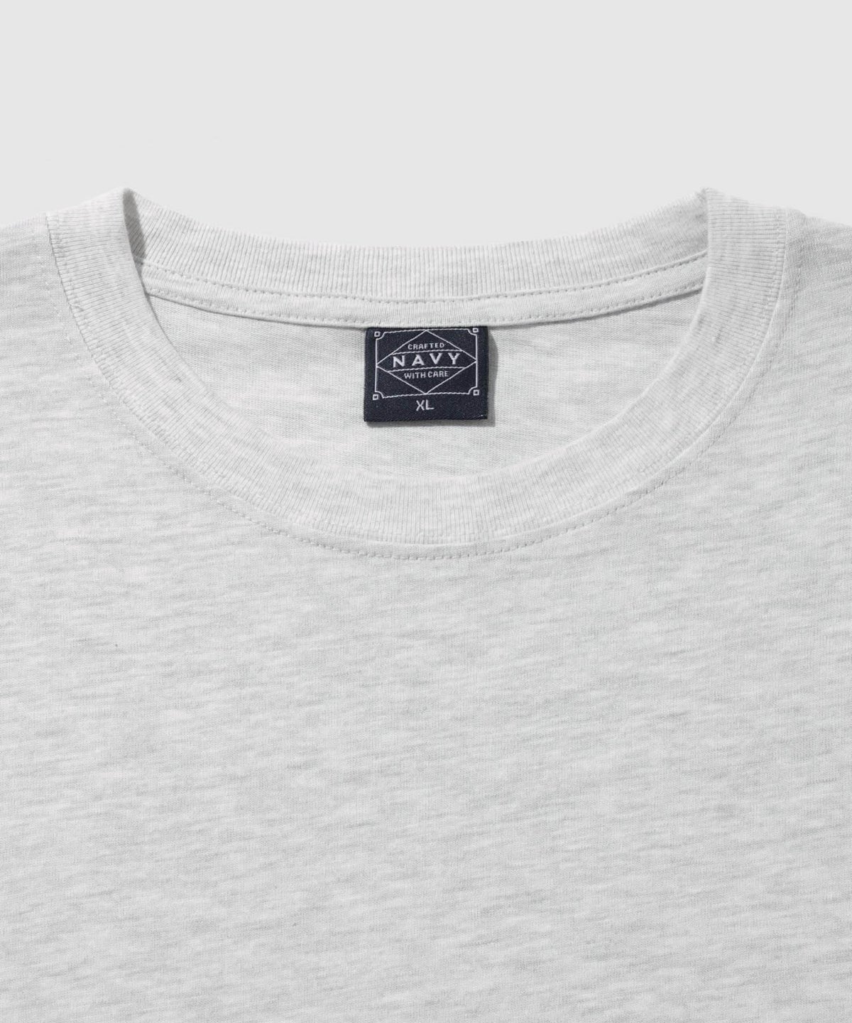 NAVY BCIコットン リラックスフィット長袖Tシャツ メンズ