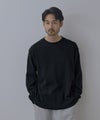 NAVY BCIコットン リラックスフィット ワッフル長袖Tシャツ メンズ商品サムネイル-3