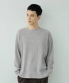 NAVY  BCIコットン リラックスフィット ワッフル長袖Tシャツ メンズ商品サムネイル-6