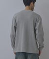 NAVY BCIコットン リラックスフィット ワッフル長袖Tシャツ メンズ商品サムネイル-8