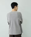 NAVY  BCIコットン リラックスフィット ワッフル長袖Tシャツ メンズ商品サムネイル-9