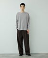 NAVY BCIコットン リラックスフィット ワッフル長袖Tシャツ メンズ商品サムネイル-13