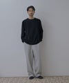 NAVY BCIコットン リラックスフィット ワッフル長袖Tシャツ メンズ商品サムネイル-17