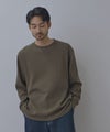 NAVY BCIコットン リラックスフィット ワッフル長袖Tシャツ メンズ商品サムネイル-18