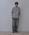 NAVY BCIコットン リラックスフィット ワッフル長袖Tシャツ メンズ商品サムネイル-19