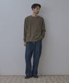 NAVY BCIコットン リラックスフィット ワッフル長袖Tシャツ メンズ商品サムネイル-19
