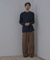 NAVY BCIコットン リラックスフィット ワッフル長袖Tシャツ メンズ商品サムネイル-23
