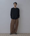 NAVY BCIコットン リラックスフィット ワッフル長袖Tシャツ メンズ商品サムネイル-25