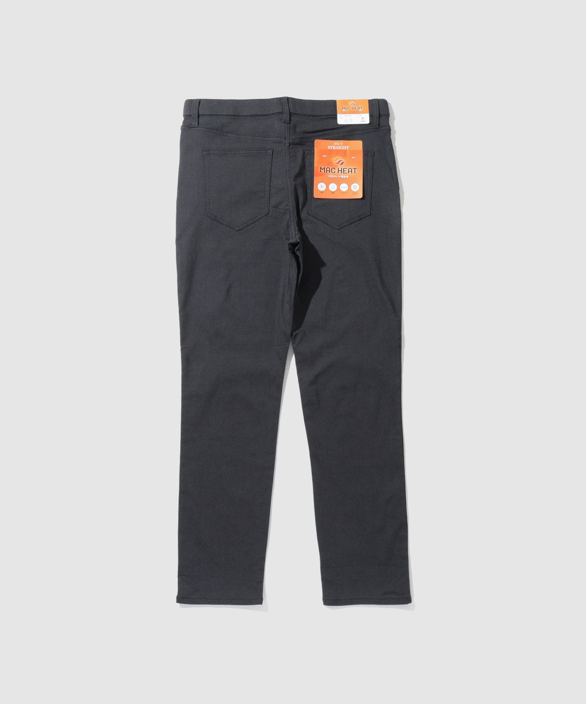 NAVY MAC HEAT 裏起毛ストレートパンツ メンズ