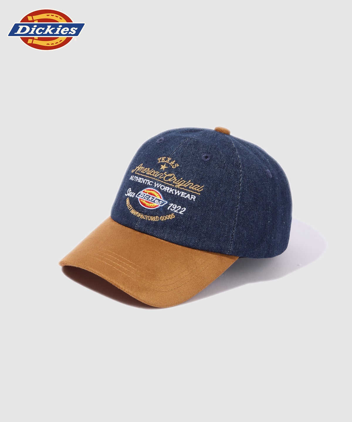 Dickies RANDOM LOGO CAP/刺しゅうロゴ 異素材切替キャップ メンズ