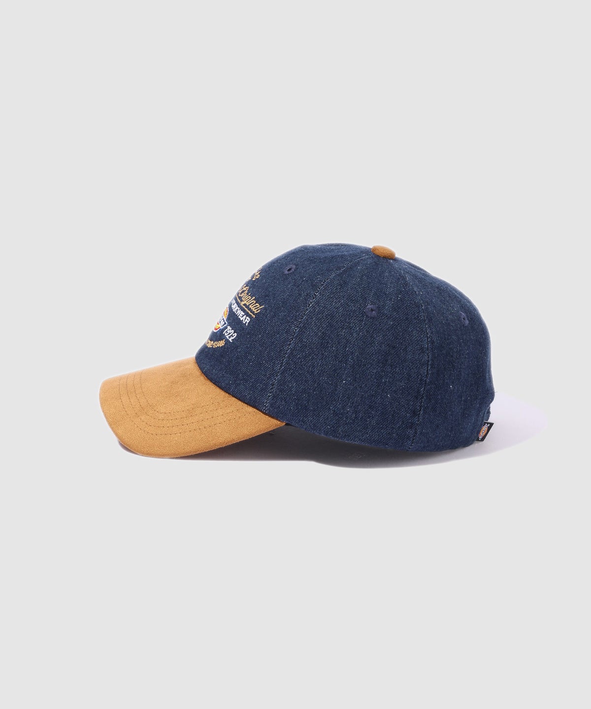 Dickies RANDOM LOGO CAP/刺しゅうロゴ 異素材切替キャップ メンズ