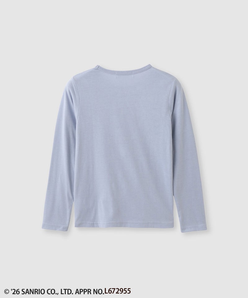 サンリオキャラクターズ 着ぐるみポチャッコ プリント長袖Tシャツ キッズ メール便 対応商品商品画像-2