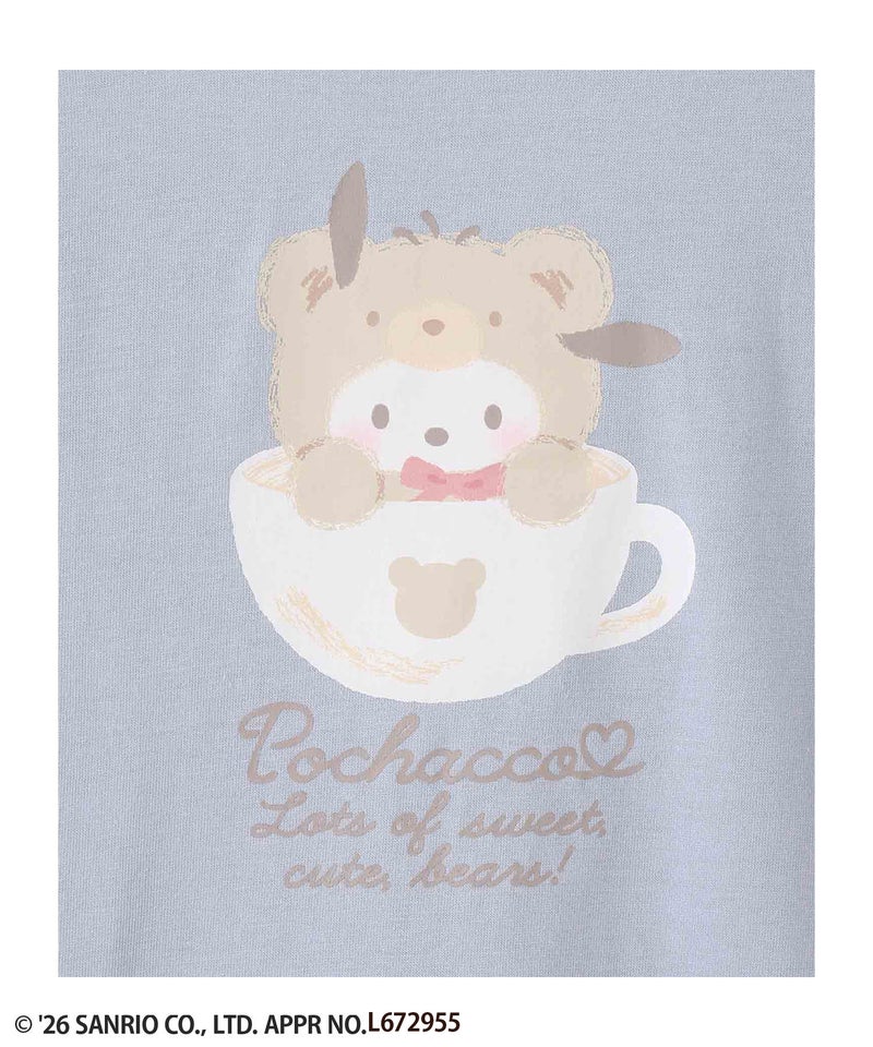 サンリオキャラクターズ 着ぐるみポチャッコ プリント長袖Tシャツ キッズ メール便 対応商品商品画像-6