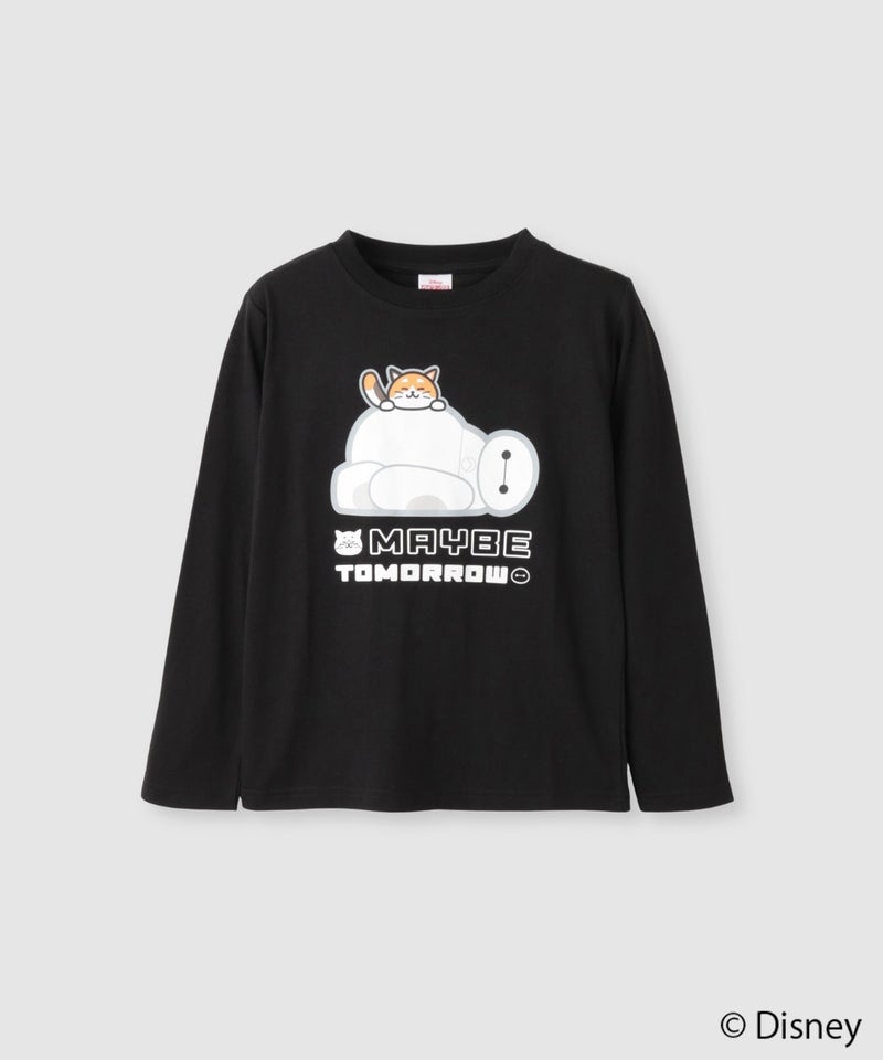 Disney 『ベイマックス』/寝転び長袖Tシャツ キッズ メール便 対応商品商品画像-1