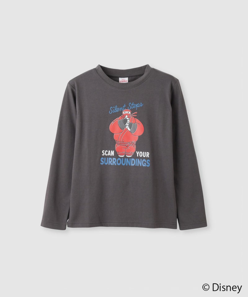 Disney 『ベイマックス』/忍者スタイル長袖Tシャツ キッズ メール便 対応商品商品画像-1