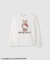 サンリオキャラクターズ 着ぐるみハローキティ プリント長袖Tシャツ キッズ メール便 対応商品商品サムネイル-1