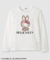 [値下げ]サンリオキャラクターズ 着ぐるみハローキティ プリント長袖Tシャツ キッズ メール便 対応商品商品サムネイル-1
