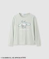 サンリオキャラクターズ 着ぐるみシナモロール プリント長袖Tシャツ キッズ メール便 対応商品商品サムネイル-1