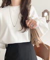 Classical Elf シーズンを彩るニュアンスカラー。キャンディスリーブカットジョーゼットブラウス商品サムネイル-12