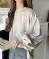 Classical Elf シーズンを彩るニュアンスカラー。キャンディスリーブカットジョーゼットブラウス商品サムネイル-28