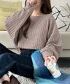 Classical Elf ゆったりシルエットでこなれ感をプラス。フクレジャガードトップス(長袖)商品サムネイル-4