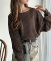 Classical Elf ゆったりシルエットでこなれ感をプラス。フクレジャガードトップス(長袖)商品サムネイル-22