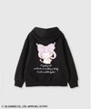 サンリオキャラクターズ クロミ バックプリント ワンポイント刺しゅう 裏毛ジップパーカー キッズ商品サムネイル-1